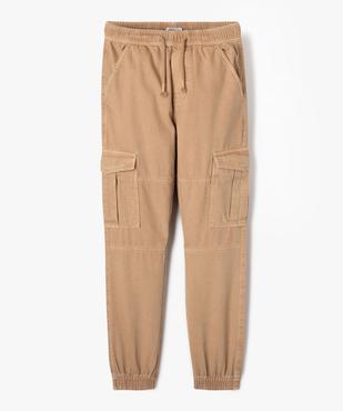Pantalon cargo en toile garçon vue2 - GEMO (JUNIOR) - GEMO
