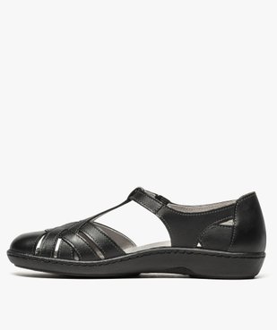 Chaussures confort femme avec entrelacs de brides vue3 - GEMO (CONFORT) - GEMO