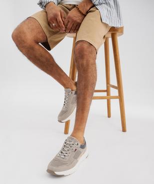 Baskets de running en mesh ajouré homme - Urban Steps vue1 - URBAN STEPS GEMO FOR GOOD - GEMO