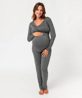 Soldes Pyjama de grossesse, chemise de nuit pour femme enceinte