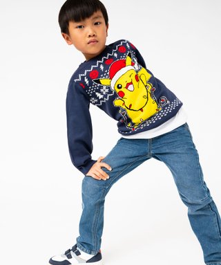 Pokemon Pull de Noël pour Enfants | Options de Style Pull tricoté à