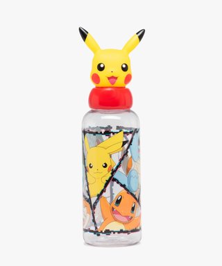 Gourde Pokemon avec bouchon Pikachu enfant multicolore