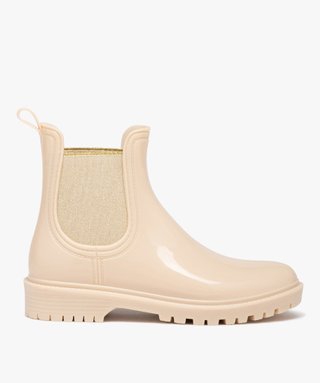 Bottes de pluie femme unies style Chelsea