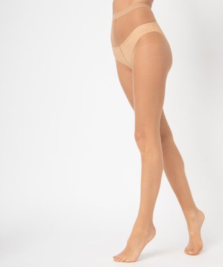 Collant voile transparent infaillible femme beige GEMO