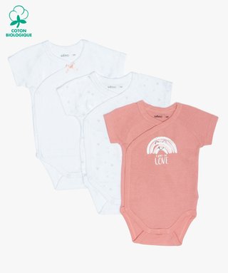 body bebe garcon a manches courtes (lot de 5) multicolore bodies