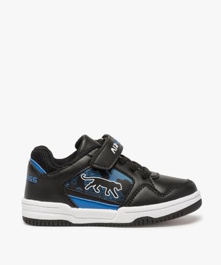 Baskets garcon bicolores a scratch Airness noir GEMO