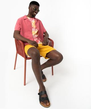 Pyjama 2 Pièces Femme Été - Imprimé Tie-Dye - Manches Courtes - Coton - Taille Asiatique (Prévoir Une Taille Au-dessus)