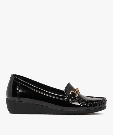 Mocassins Femme - Confortables Et Respirants - Toile Et Caoutchouc