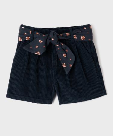 Short/Pantacourt BONPOINT Velours Côtelé Souple - Taille 12 Mois, Marron, Occasion Très Bon état