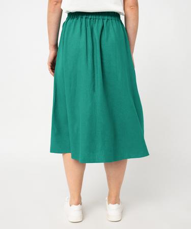 Jupe Femme Gemo Taille 40 - Noir, Longueur 40cm, Style Mini, Occasion Très Bon état, Polyester