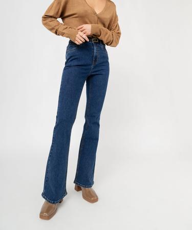 Jean Bootcut Reminiscence Boy - Taille 28, Longueur 33, Délavé Bleu Foncé, Occasion Très Bon état