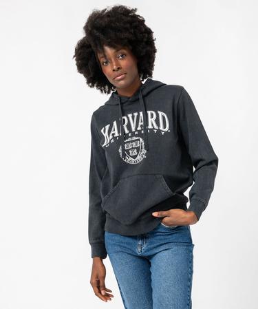 Sweat-shirt Harvard Femme – Blanc – Taille 2XS – Mélange Coton – Occasion Bon État
