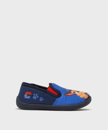 Chaussons Pat' Patrouille Leomil Pour Garçon - Taille 28, Bleu, Semelle Antidérapante, Pour Maison Ou école