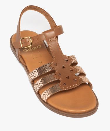 Tablier de cuisine en cuir marron de la marque Ofyr