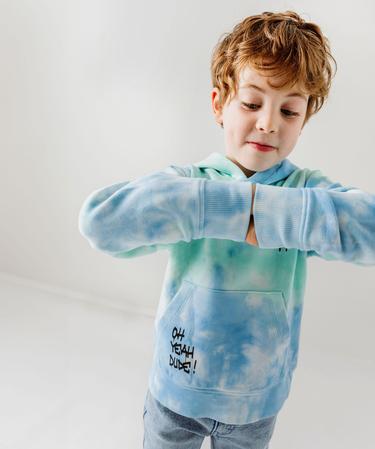 Sweat à capuche enfant - Marine | Paris