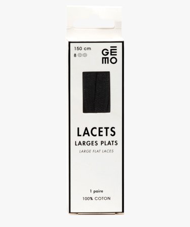 NDTEZUGT Lacets Plats 15mm Large En Coton – Lot De 2 Paires, Parfait Pour Baskets, Chaussures De Sport Et Toile