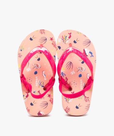 Tongs Femme Plates Antidérapantes Avec Strass Pour L'Été Et Les Vacances - Marron - Sport