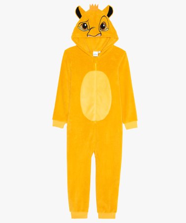 Combinaison pyjama garcon zippee Le Roi Lion Disney jaune GEMO