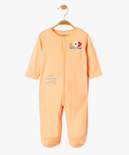 Vêtements d'automne et de printemps pour bébés filles, combinaison à manches longues en coton brodé, body pour nouveau-né  1501