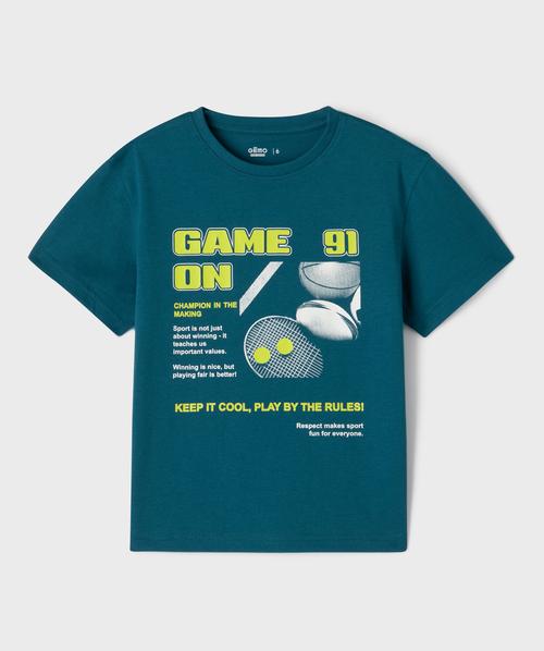 Tee-shirt manches courtes avec motif XXL garçon vue1 - GEMO 4G GARCON - GEMO