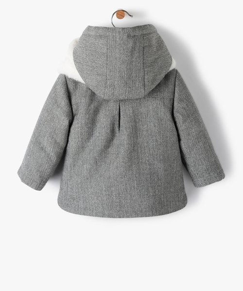 Veste Chicco Pour Fille – Capuche, Fermeture Zippée, Motif Zèbre, Manches Extensibles