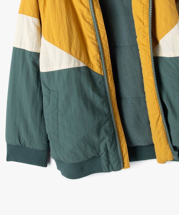 Blouson à capuche doublé polaire garçon vue3 - GEMO 4G GARCON - GEMO