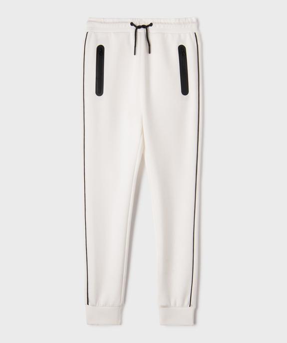 Pantalon de jogging avec liserés contrastants garçon vue2 - GEMO (JUNIOR) - GEMO