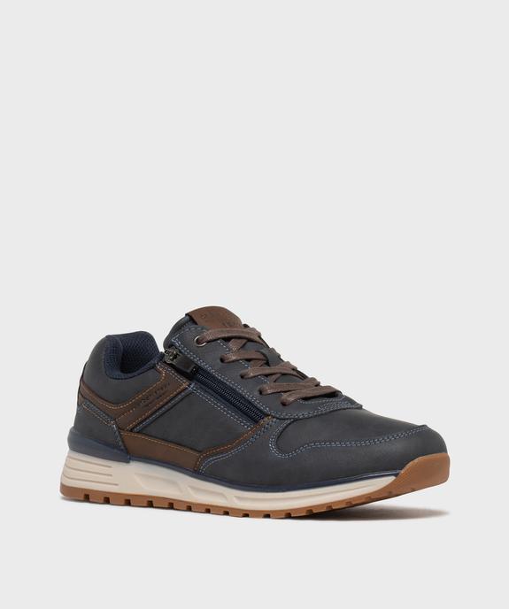 Baskets de ville look retro running homme vue2 - URBAN STEPS GEMO FOR GOOD - GEMO