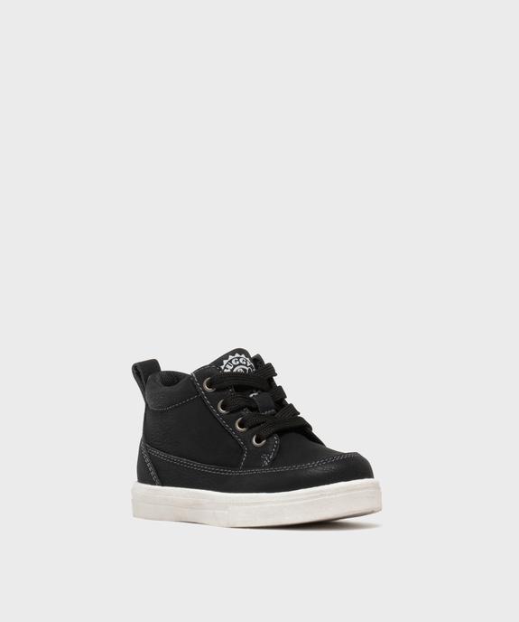 Chaussures montantes à lacets et zip bébé garçon vue2 - BUGGY GEMO FOR GOOD - GEMO