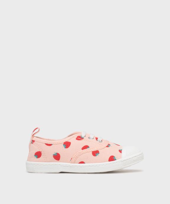 Tennis en toile à motifs fille - Lovely Wings vue1 - LOVELY WINGS GEMO FOR GOOD - GEMO