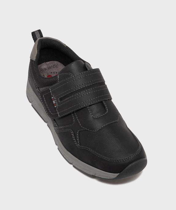 Baskets basses confort à scratch homme - Relife vue5 - RELIFE - GEMO