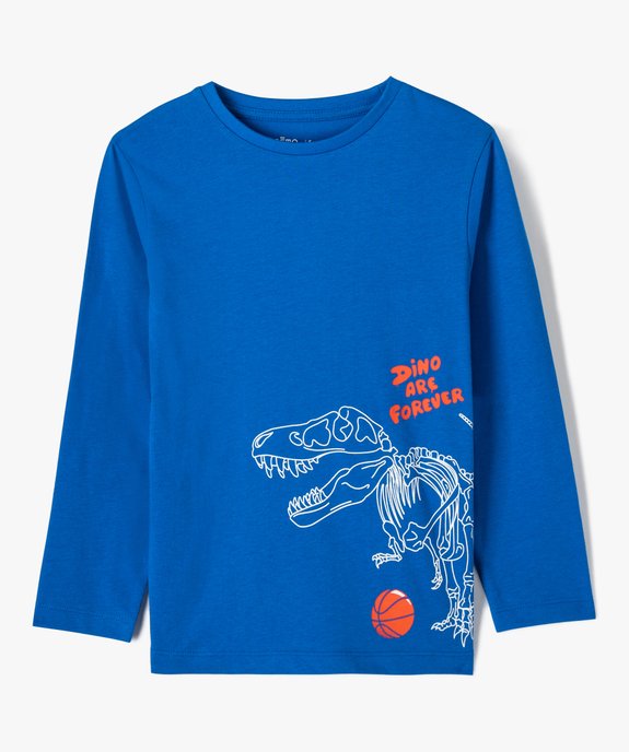 T-shirt manches longues imprimé garçon vue1 - GEMO (ENFANT) - GEMO