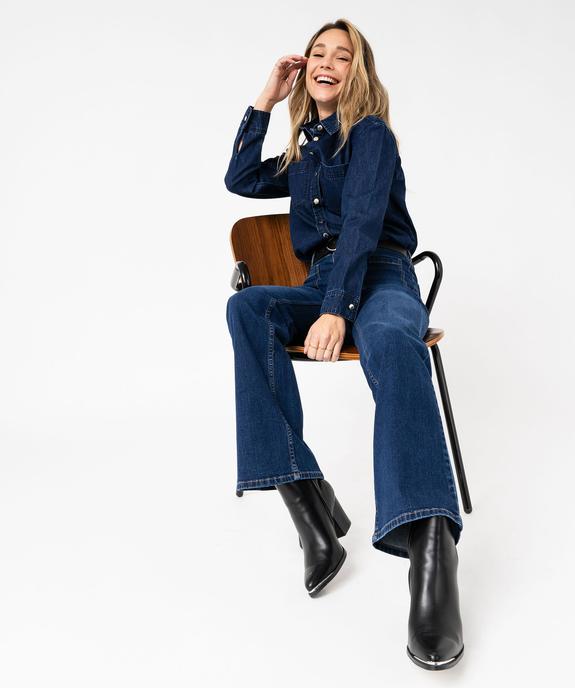 Jean flare taille haute femme - LuluCastagnette vue5 - LULU CASTAGNETT - GEMO