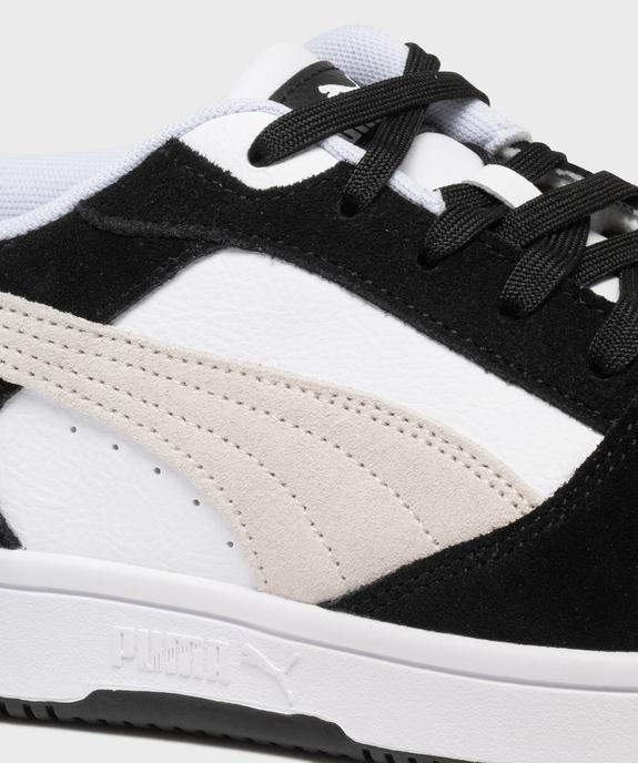 Baskets basses en cuir Rebound V6 homme - Puma vue7 - PUMA - GEMO