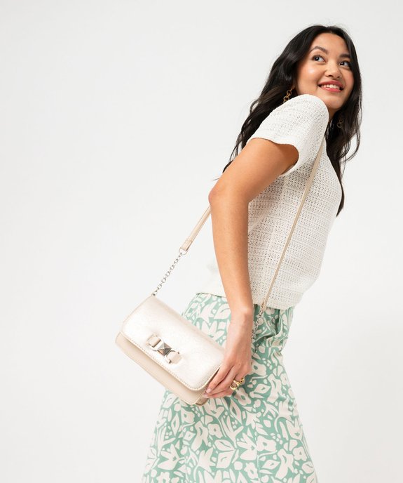 Sac mini format brillant femme vue1 - GEMO (ACCESS) - GEMO