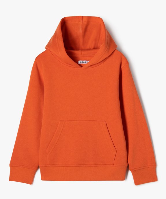 Sweat à capuche intérieur molletonné garçon vue1 - GEMO (ENFANT) - GEMO