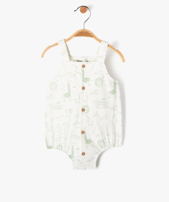 Ensemble 2 pièces body et barboteuse bébé garçon vue2 - GEMO(BB COUCHE) - GEMO