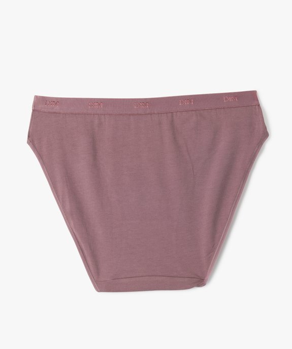 Culottes en coton stretch femme (lot de 5) - Les Pockets Eco Dim vue3 - DIM - GEMO