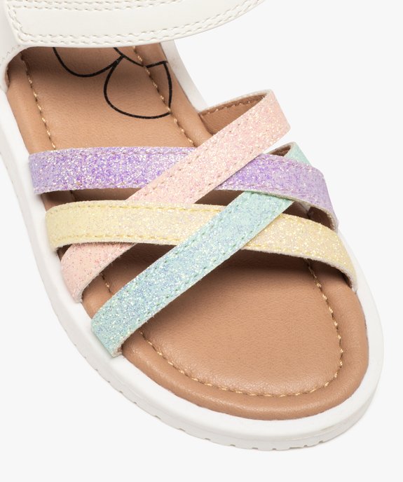 Sandales avec brides croisées à paillettes fille - Lovely Wings vue7 - LOVELY WINGS - GEMO