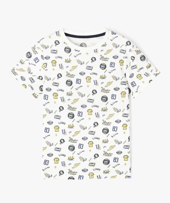 T-shirt manches courtes imprimé garçon vue1 - CAMPS - GEMO