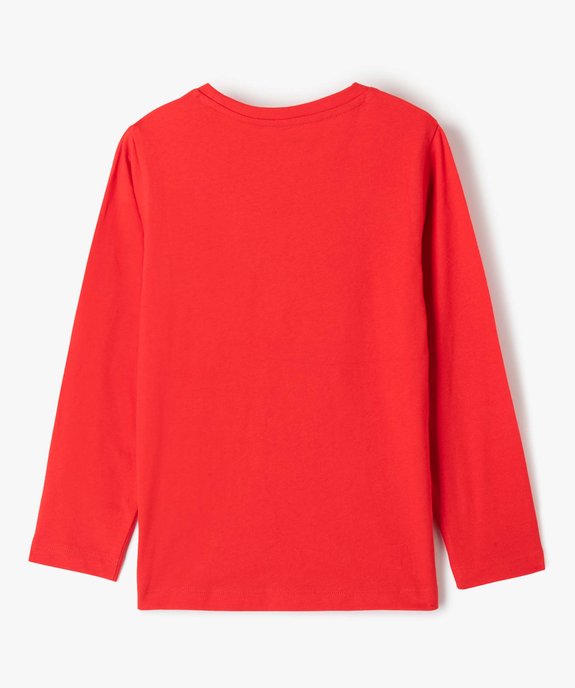 Tee-shirt de Noël garçon imprimé à sequins réversibles vue4 - GEMO (ENFANT) - GEMO