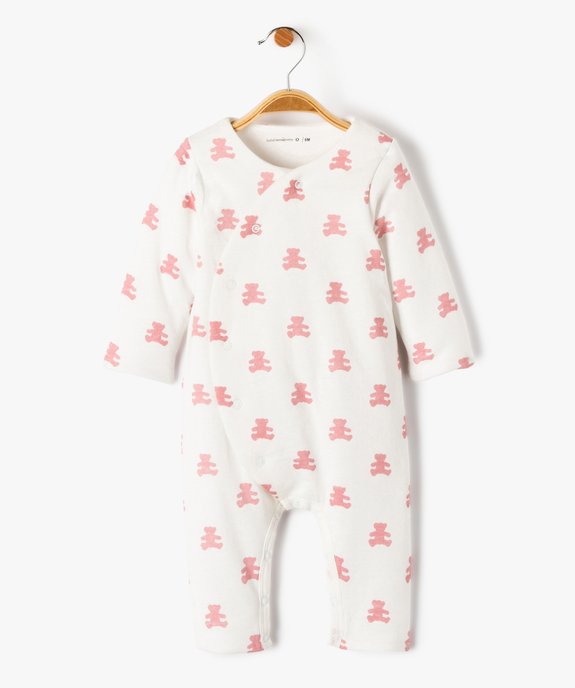 Pyjama bébé à ouverture croisée - LuluCastagnette vue1 - LULUCASTAGNETTE - GEMO