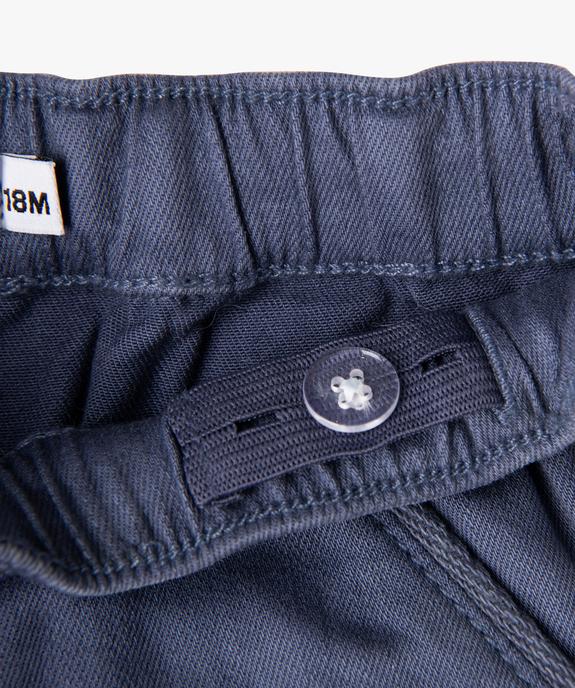 Pantalon en denim coloré bébé garçon vue3 - GEMO(BB COUCHE) - GEMO