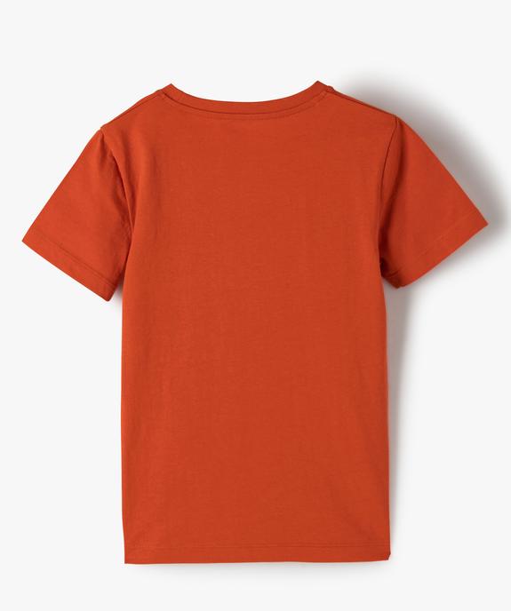 Tee-shirt garçon imprimé à manches courtes vue3 - GEMO 4G GARCON - GEMO