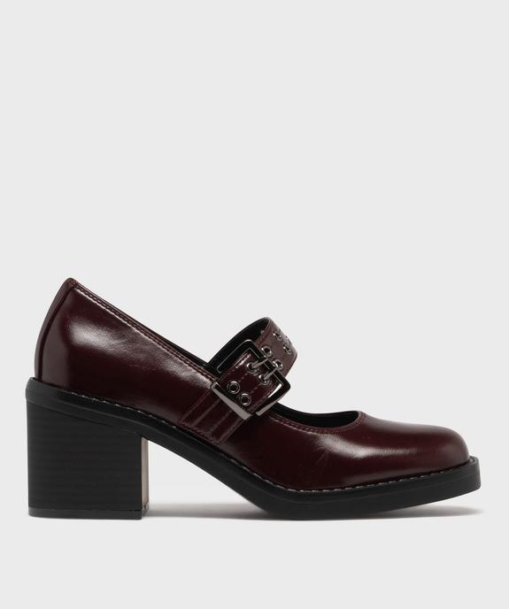 Chaussures à talon Mary Jane à semelle épaisse femme vue2 - 5 MILES - GEMO