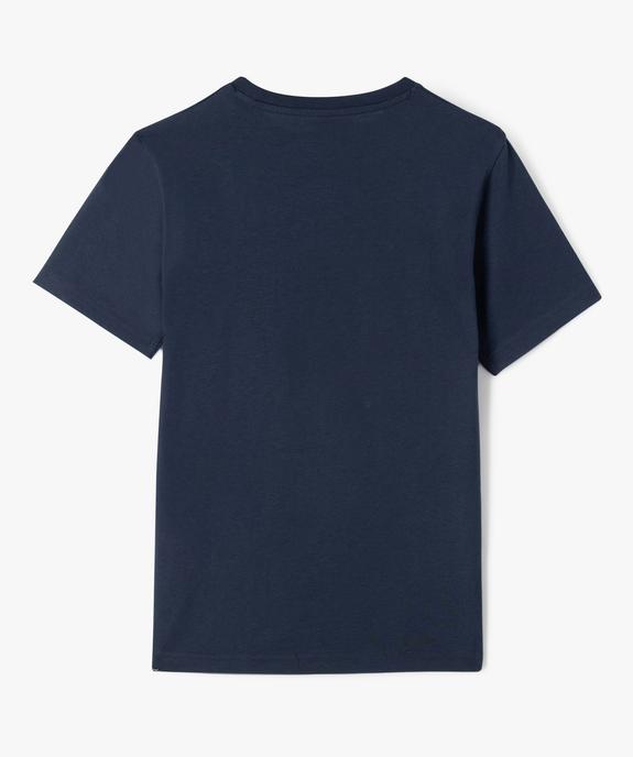 Tee-shirt imprimé 100% coton garçon vue3 - GEMO 4G GARCON - GEMO