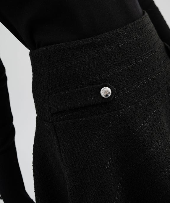 Jupe patineuse en maille texturée et pattes fantaisie femme vue5 - GEMO(FEMME PAP) - GEMO