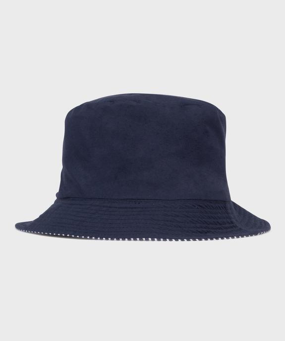 Chapeau bob réversible uni/rayé bébé - LuluCastagnette vue4 - LULUCASTAGNETTE - GEMO