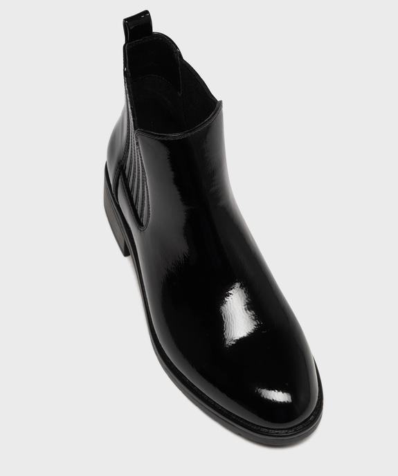 Boots Chelsea vernis femme - Valentina Baldano vue6 - VALENTINA BALDA - GEMO