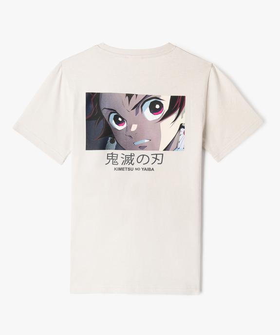 Tee-shirt Demon Slayer double motif garçon vue3 - DEMON SLAYER - GEMO